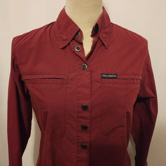 Harley-Davidson long sleeve top shirt - Picture 2 of 6